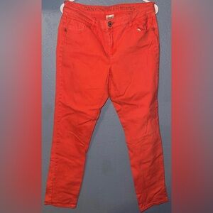 Women’s Red Slim Jeans